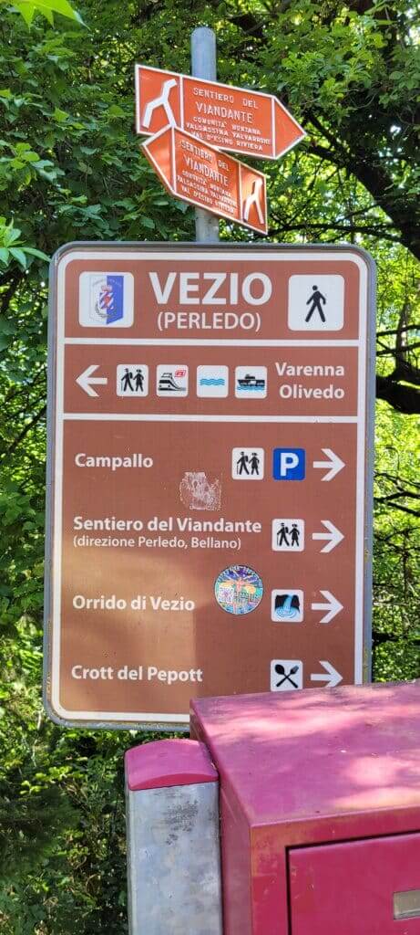 sentier du voyageur VEZIO