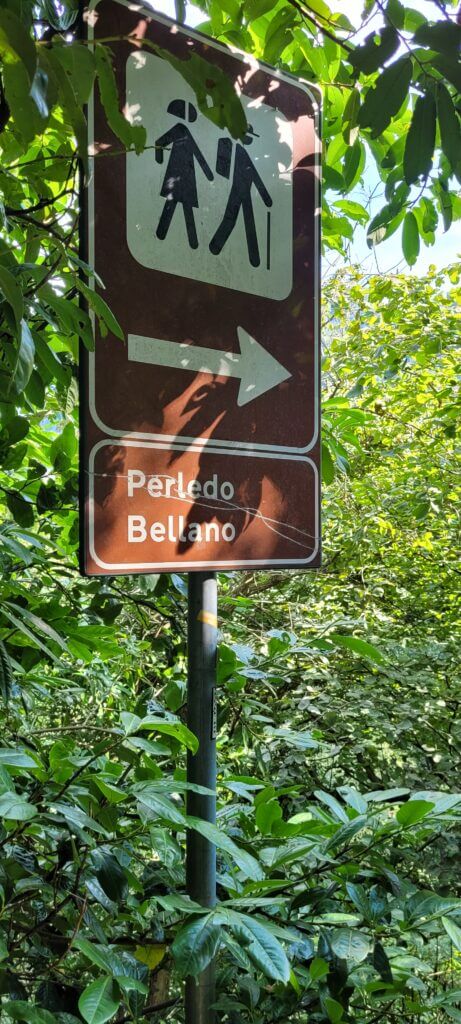 sentier du voyageur panneau