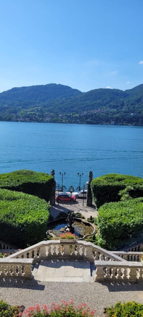 Jardin de la villa Carlotta avant