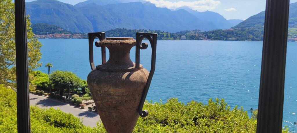 Jardin de la villa Carlotta vue sur le lac