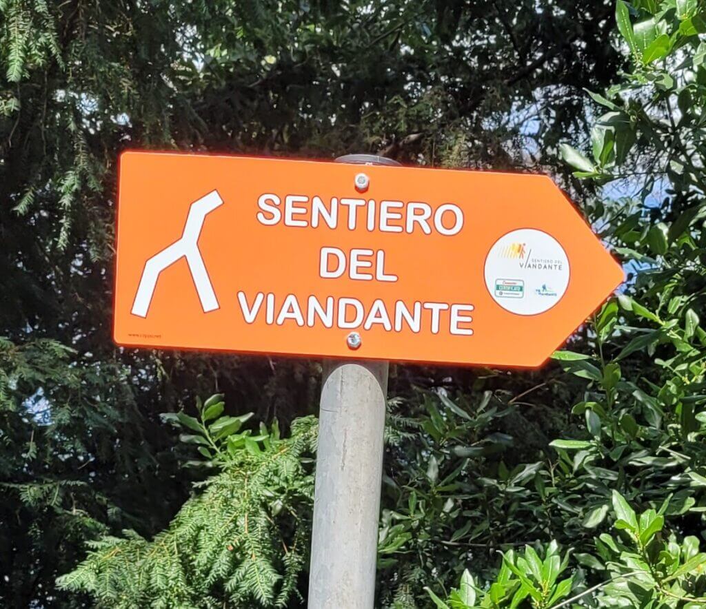 Panneau Sentier du voyageur