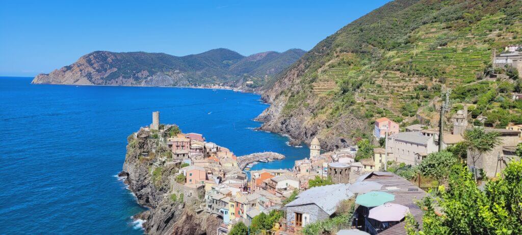 En arrivant à Vernazza