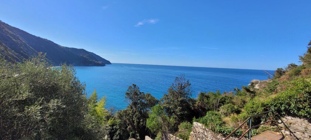 Première montée depuis la gare de Corniglia Sentier Azzuro Cinque Terre