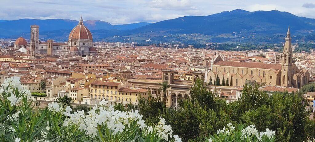 Vue magnifique sur Florence