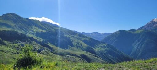 Panorama sur les montagnes