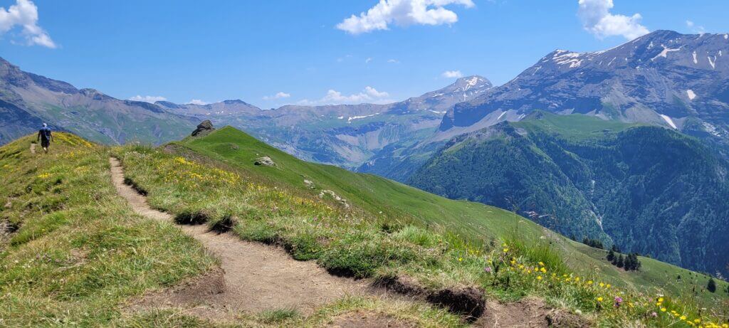 Chemin au sommet du Queyrelet