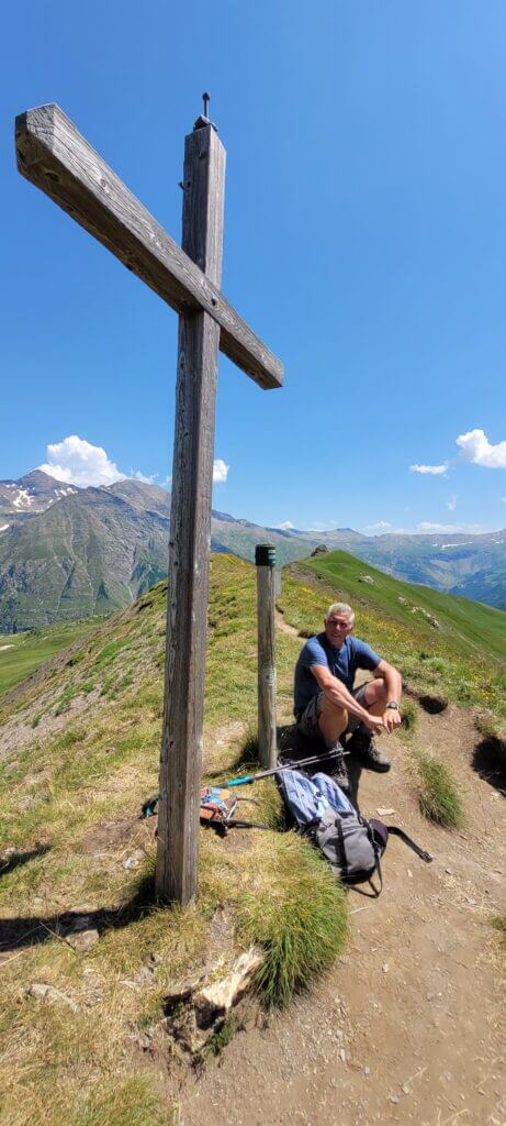 Eric au sommet du Queyrelet