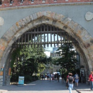 entrée parc varosliget à Budapest