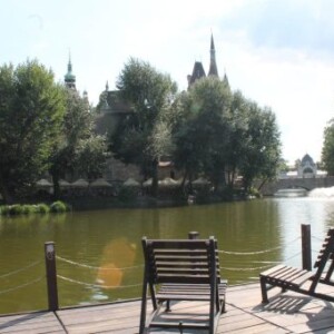 dans le parc de varosliget à Budapest