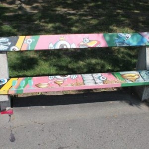 banc des le parc varosliget à Budapest