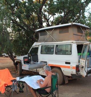 Camping Windjana Gorge en Australie