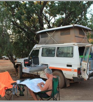 Camping Windjana Gorge en Australie