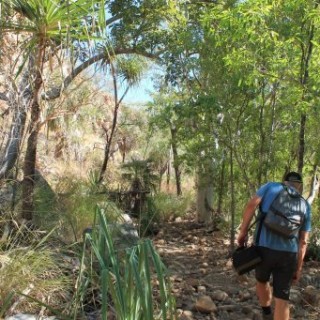 Chemin d'accès à Bell Gorge en Australie