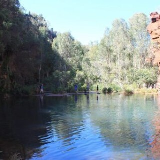 Dans le parc de karijini en Australie