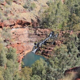 Fortescue Gorge dans le parc Karijini en Australie