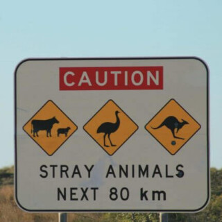 Panneau Australien