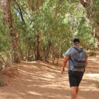 Randonnée le long de la Windjana River en Australie