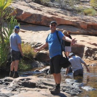 Traverser le eaux de Bell Gorge en Australie