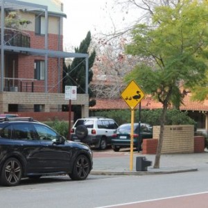 Drôle de panneau à Perth en Australie