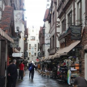 Rue piétonne à Perth en Australie