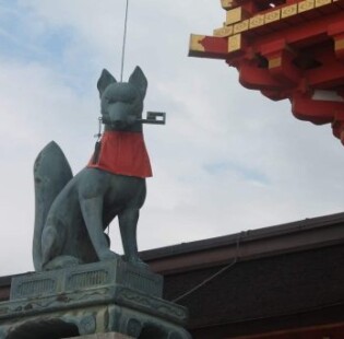 Fushimi-Inari renard protecteur des enfants
