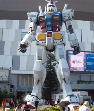 Gundam géant à Odaiba