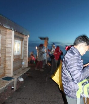 chalet de montagne au mont Fuji