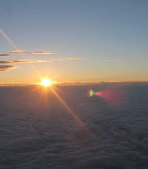 lever du soleil au mont Fuji