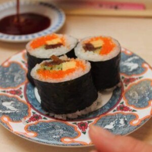 makis au marché aux poissons de Tsujiki