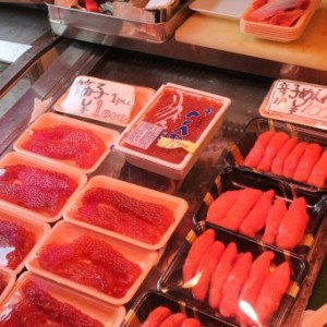 sur le marché aux poissons de Tsujiki