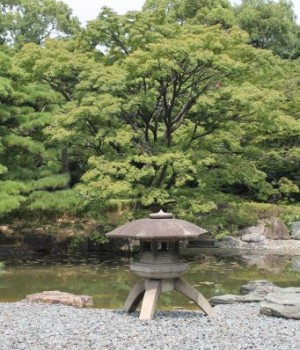 sérénité japonaise dans le jardin du palais impérial