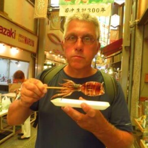 Eric au marché Nishiki