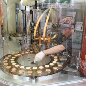 Les machines en vitrine