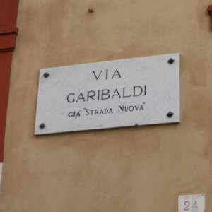 Repère Via Garibaldi à Gênes