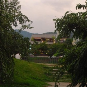 ambiance nature depuis le quartier de Pontocho