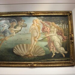 Gallerie des offices à Florence Botticelli La naissance de Venus