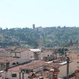 Vue sur la ville de Florence depuis le Palazzo Vecchio