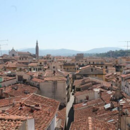 Vue sur les toits de Florence depuis le Palazzo Vecchio